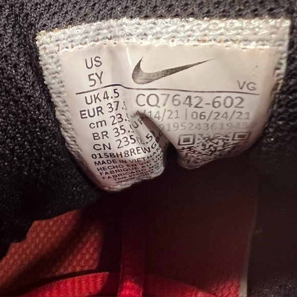 Nike Force Trout 7 Keystone Cleats Youth Kids Red Baseball CQ7642-602 Size 5Y - Picture 8 of 8